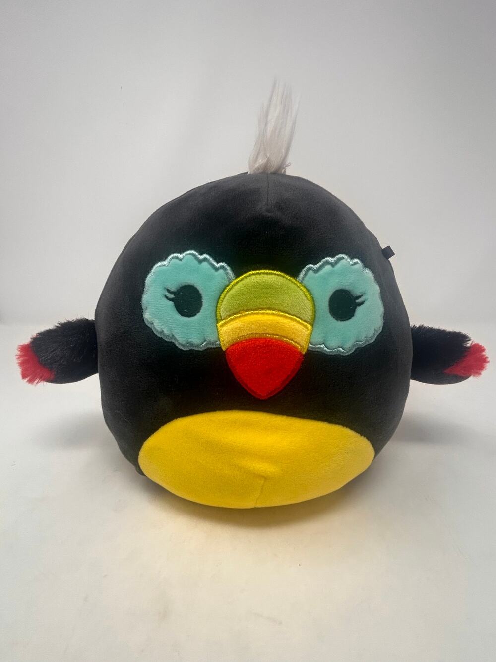Kellytoy Squishmallow Plush‎ Named Tito the Tucson Black Yellow Teal 7"